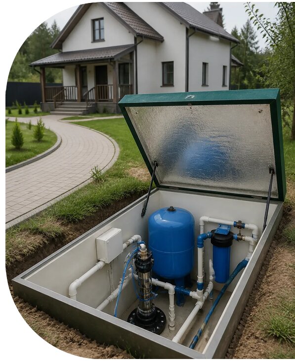 Автономное водоснабжение дома в Челябинске от 154680 р. | АПаруса-Члб